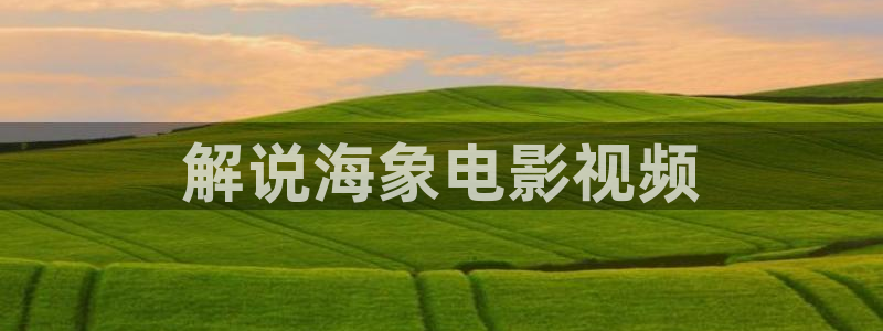 山河令在线观看免费观看完整版 星辰影视：解说海象电影视频