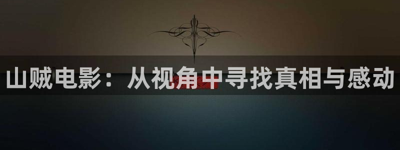 星辰影院星辰影视：山贼电影：从视角中寻找真相与感动