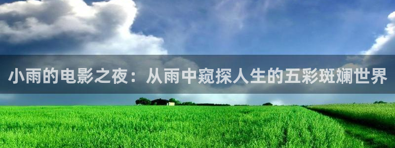 还珠格格第一部免费完整版免费星辰影院：小雨的电影之夜：从雨中窥探人生的五彩斑斓世界