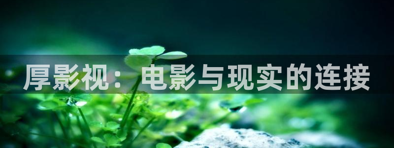名侦探柯南星辰影视：厚影视：电影与现实的连接